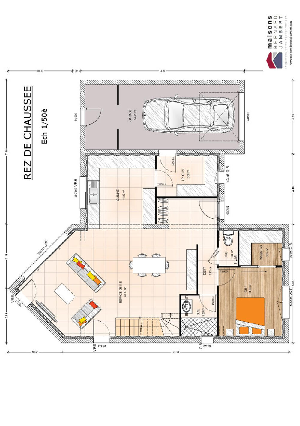 vente Maison - 5 pièce(s) - 130 m² Chemillé (49120)