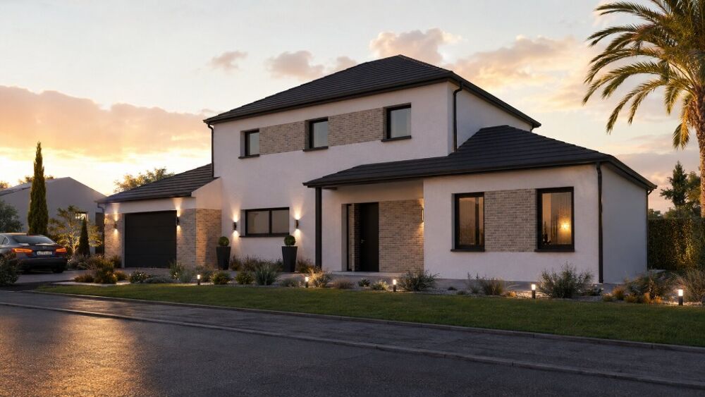 MAISON NEUVE DE 125 M² À HARNES - 4 CHAMBRES - TERRAIN D....