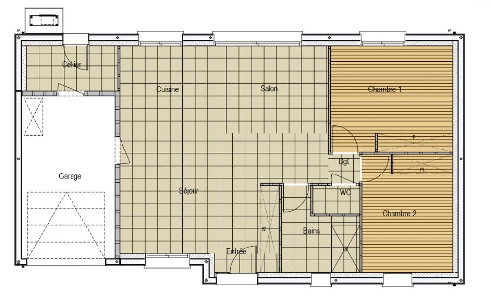 vente Maison - 5 pièce(s) - 77 m² Allonnes (72700)