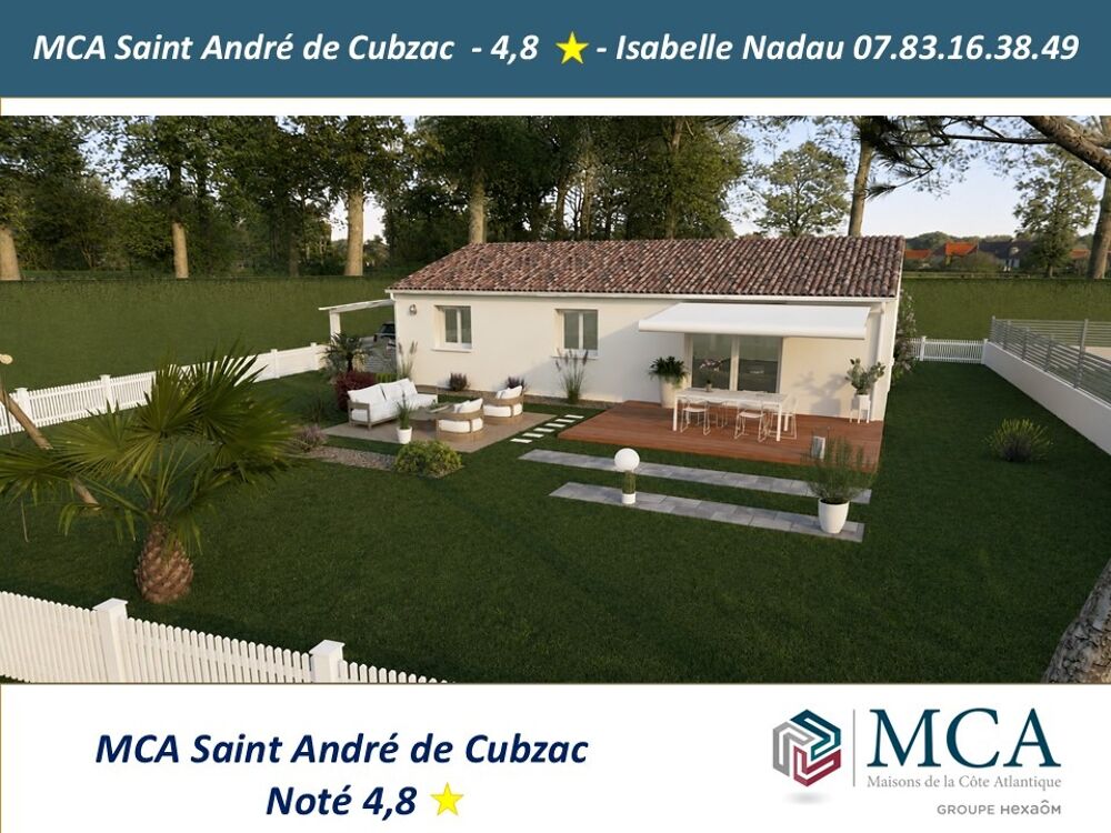 vente Maison - 3 pièce(s) - 80 m² Saint-André-de-Cubzac (33240)