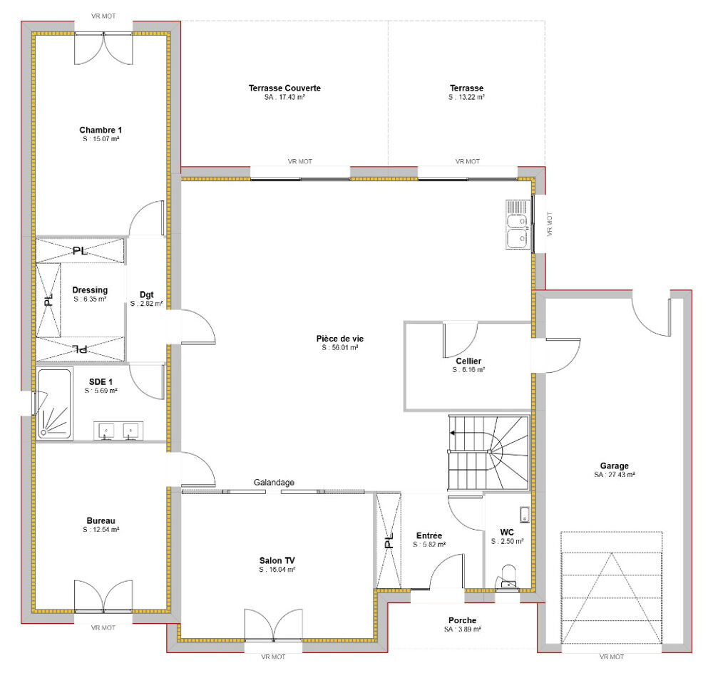 Ramonville-Saint-Agne - Maison de 186 m² - Terrain de 80....