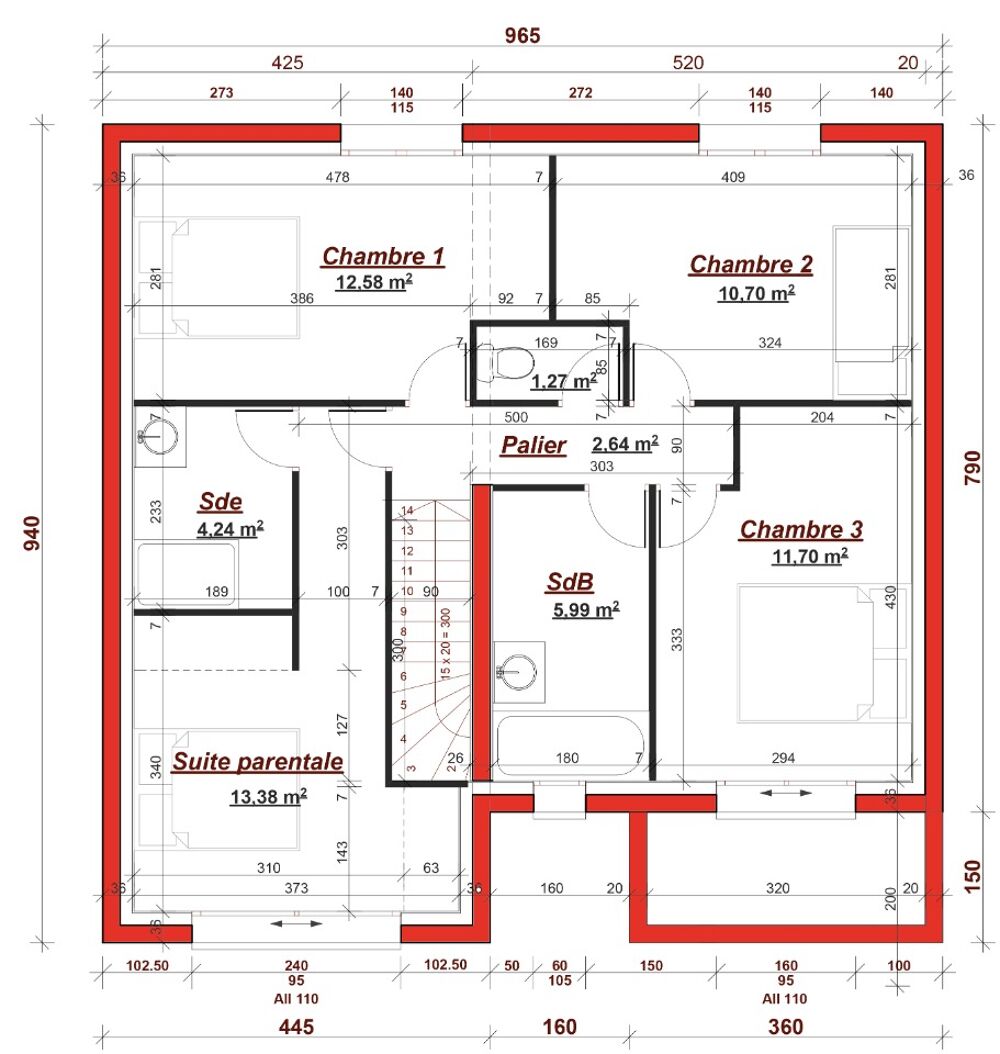 vente Maison - 7 pièce(s) - 129 m² Saint-Leu-la-Forêt (95320)