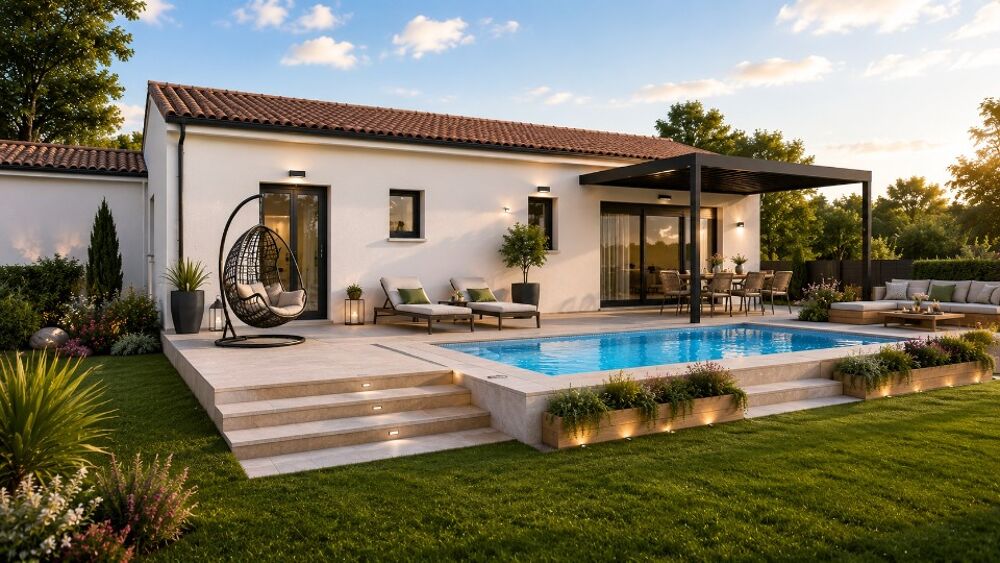 Maison neuve 100 M2 avec jardin sur la commune de MONTCH....
