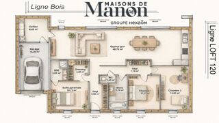  Maison à vendre 3 pièces 110 m²