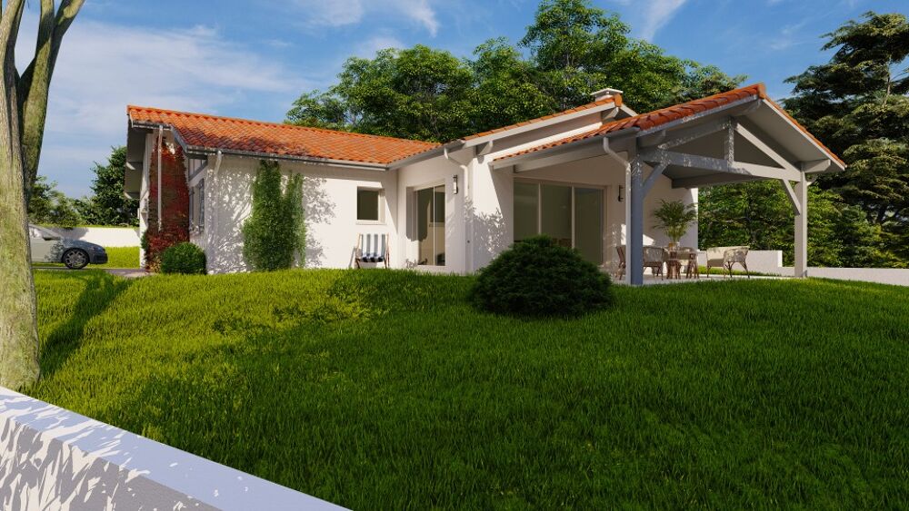 Sur un terrain constructible de 800 m² à Andernos-les-Ba....
