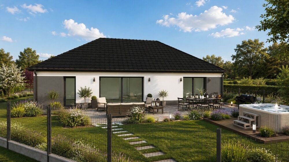 Maison neuve de plain-pied de 105 m² à construire à Bert....