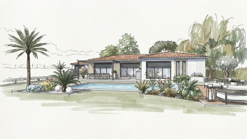 Rare sur Saint-Laurent-du-Var :maison de 120 M2 sur un t....