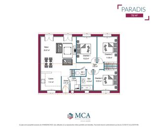  Maison  vendre 4 pices 78 m