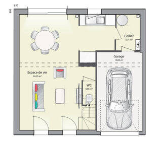  Maison  vendre 5 pices 89 m