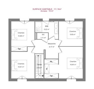  Maison 6 pi�ces 111 m� M�ry-�s-bois