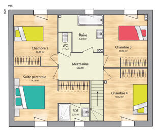  Maison à vendre 7 pièces 124 m²