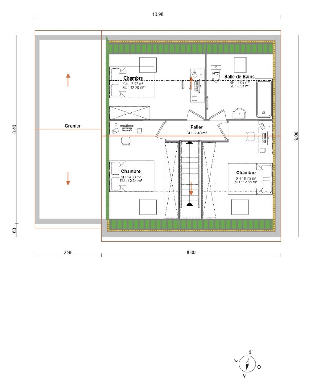 MAISON À CONSTRUIRE DE 89 M² À QUITTEBEUF PROCHE D'ÉVREU....