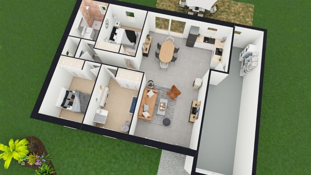 Maison T4 (80 m²) à vendre à La Bretonnière IDÉALEME....
