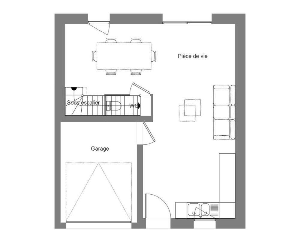 vente Maison - 4 pi�ce(s) - 74 m� Plo�ven (29550)