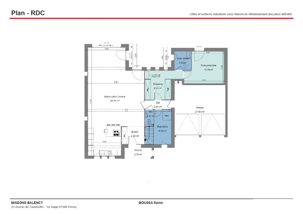 MAISON À CONSTRUIRE DE 150 M² IDÉALEMENT SITUÉE À GRISY-....