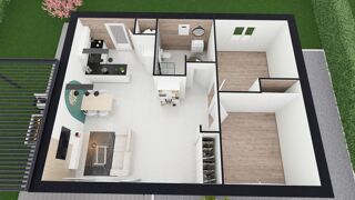  Maison à vendre 3 pièces 60 m²