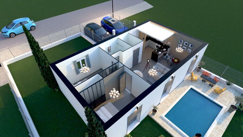 VENTE d'une maison T3 (60 m²) à Forcalquier À Forcal....