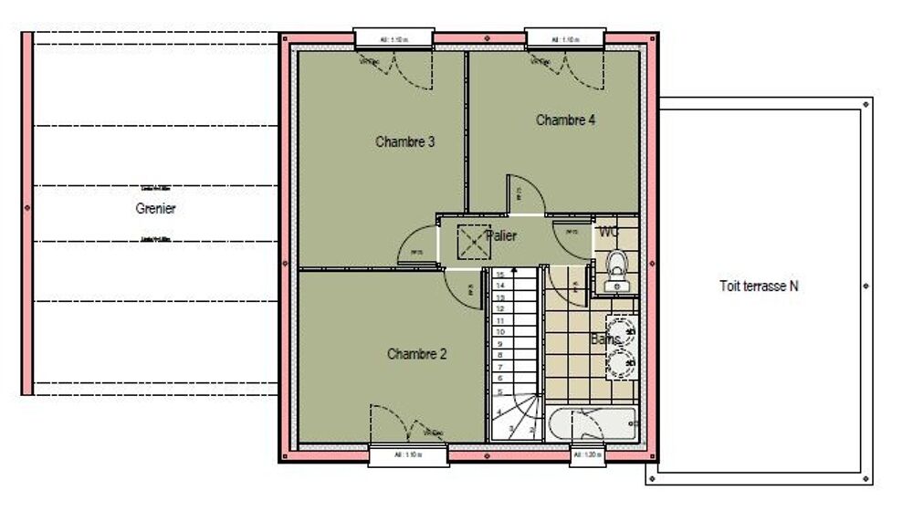 vente Maison - 4 pièce(s) - 64 m² Saint-Saturnin (72650)