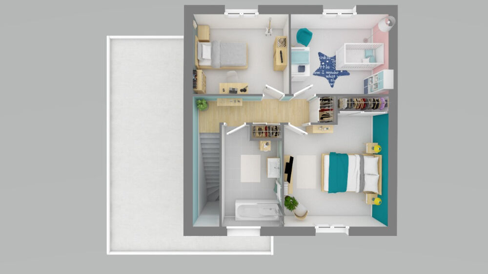 vente Maison - 4 pièce(s) - 101 m² Luppy (57580)