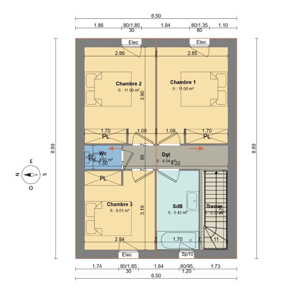 vente Maison - 4 pièce(s) - 80 m² Noyant-de-Touraine (37800)