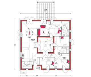  Maison à vendre 4 pièces 133 m²