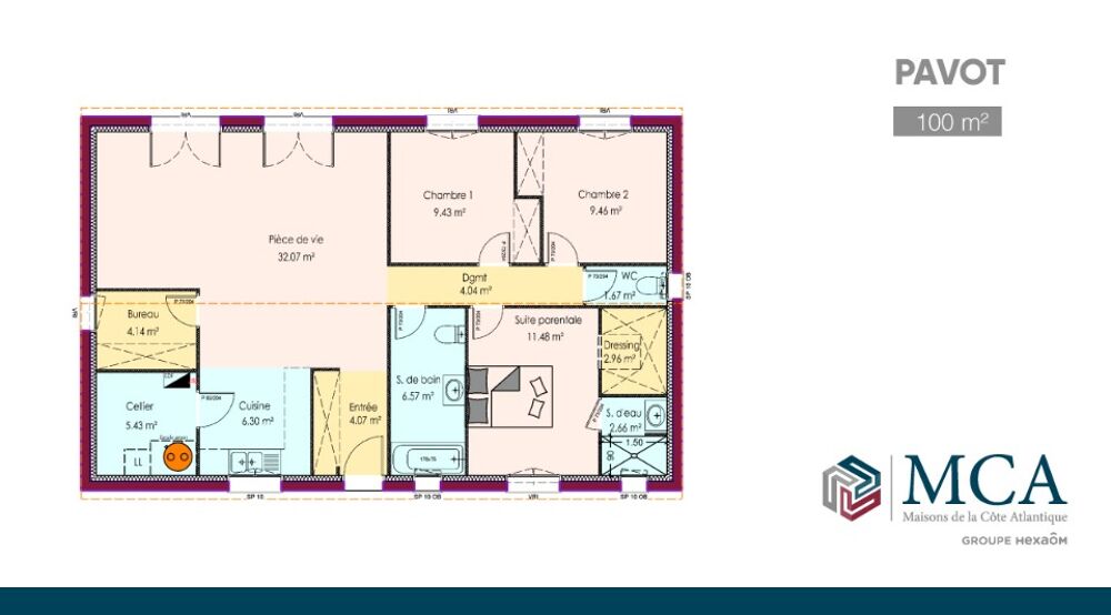 vente Maison - 4 pièce(s) - 100 m² Sainte-Colombe (40700)