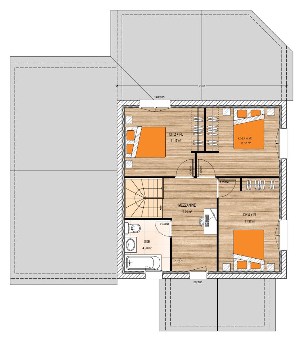 vente Maison - 5 pièce(s) - 120 m² Saint-Pierre-Montlimart (49110)