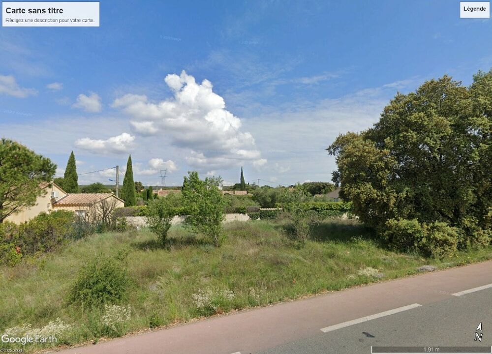 vente Terrain - 720 m² Rochefort-du-Gard (30650)