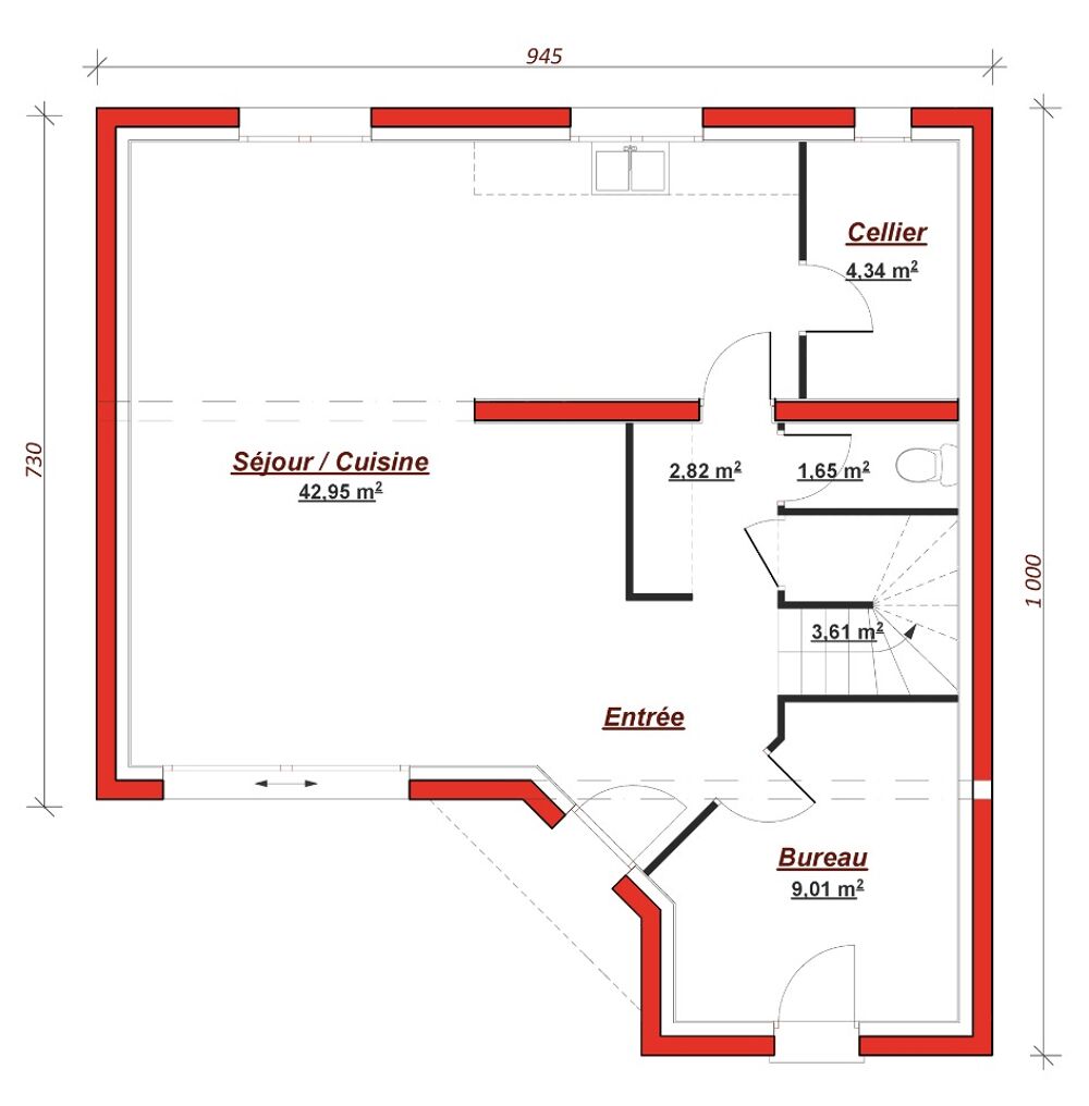 Maison a louer fontenay-aux-roses - 6 pièce(s) - 123 m2 - Surfyn