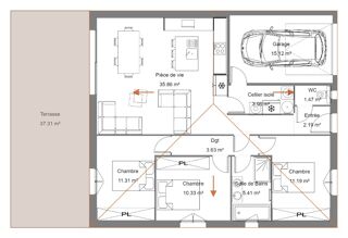  Maison � vendre 4 pi�ces 85 m�