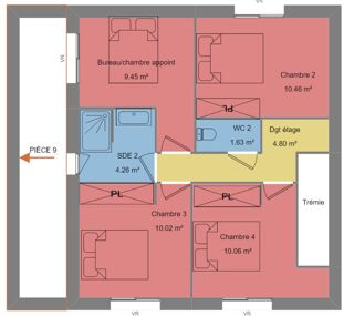  Maison  vendre 6 pices 100 m