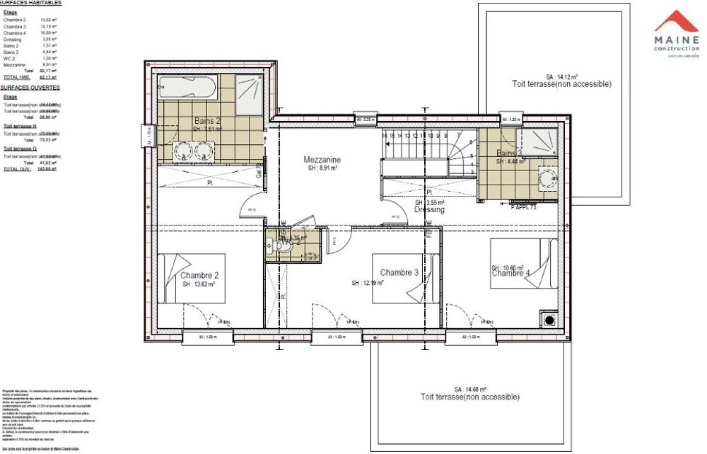 vente Maison - 5 pièce(s) - 144 m² Champagné (72470)
