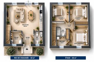  Maison à vendre 4 pièces 120 m²