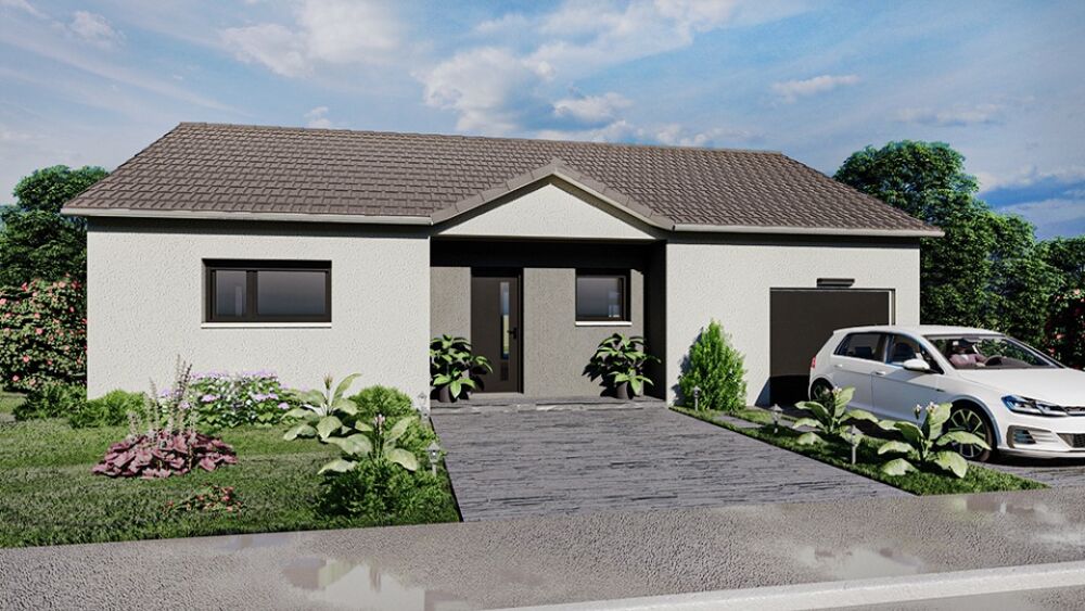 MAISON À CONSTRUIRE DE 90 M² PROCHE DE METZ, 4 PIÈCES pl....