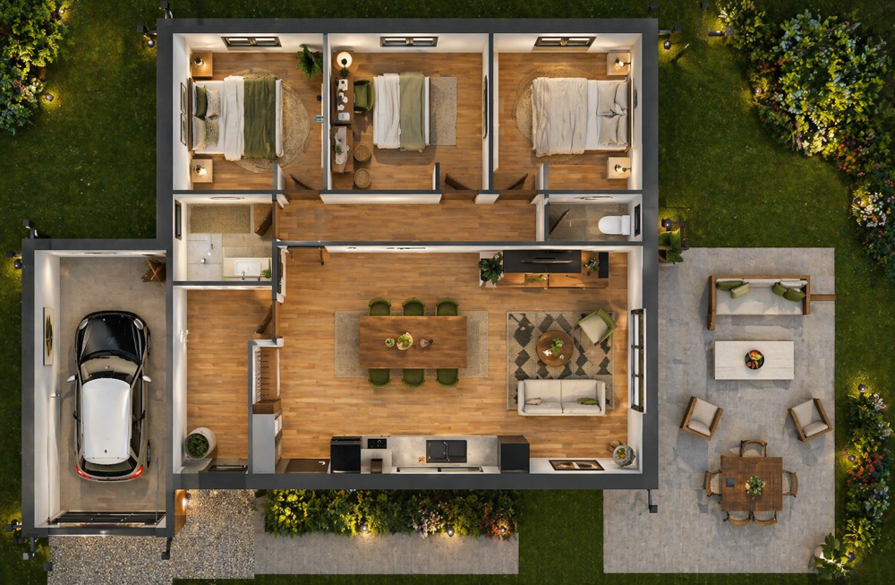 PORTES LES VALENCES Superbe terrain de 672 m² s....