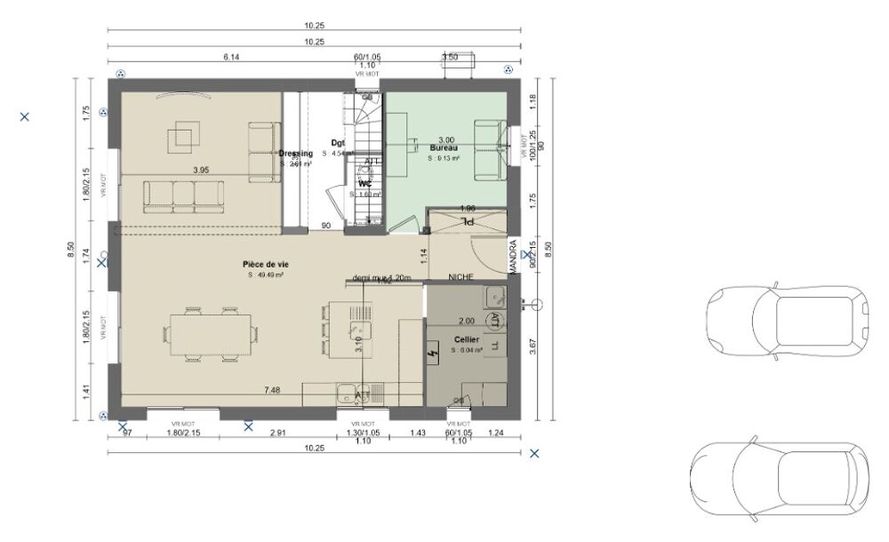 vente Maison - 5 pièce(s) - 115 m² La Chaussée-d'Ivry (28260)