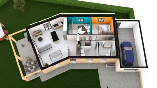  Maison 3 pices 83 m Lazer