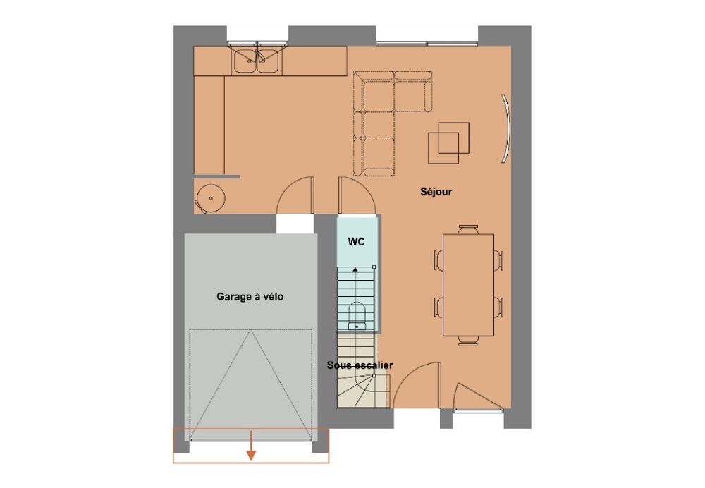 vente Maison - 4 pièce(s) - 72 m² Rochefort-en-Terre (56220)