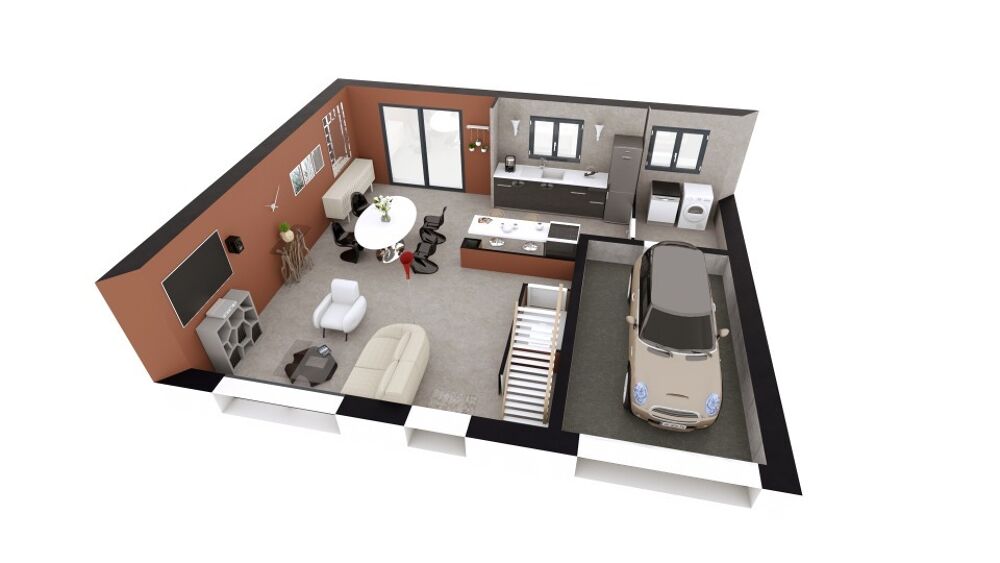 vente Maison - 5 pièce(s) - 100 m² Bailleul-Neuville (76660)