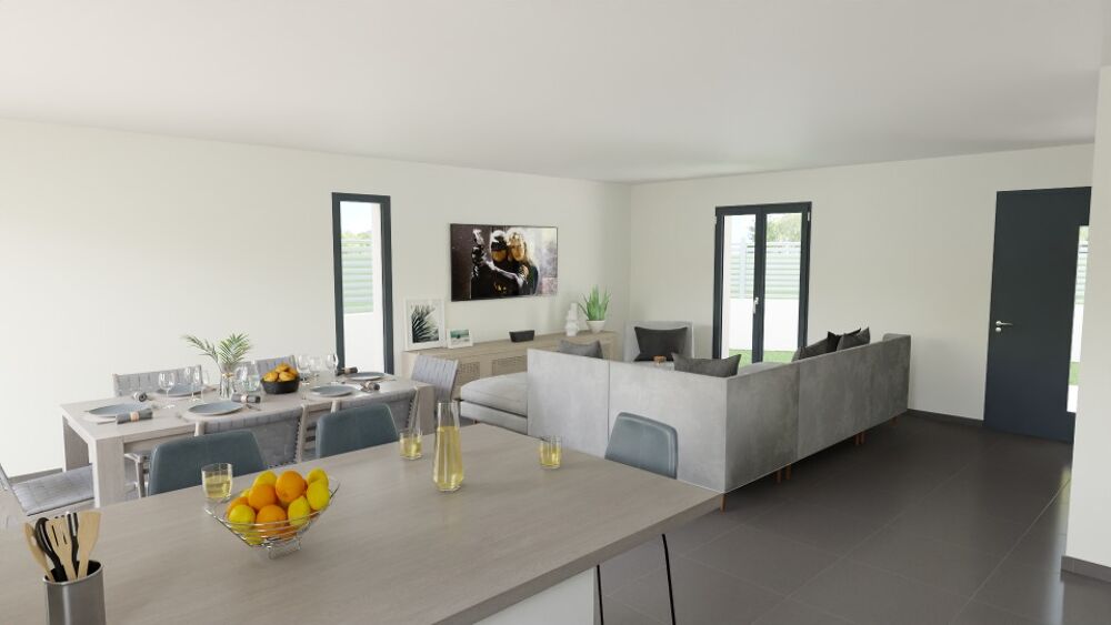 MAISON À CONSTRUIRE DE 93 M² PROCHE DE BOURG-EN-BRESSE<B....