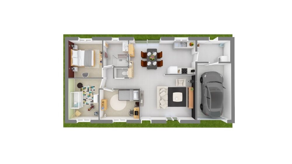 vente Maison - 3 pièce(s) - 82 m² Villabon (18800)