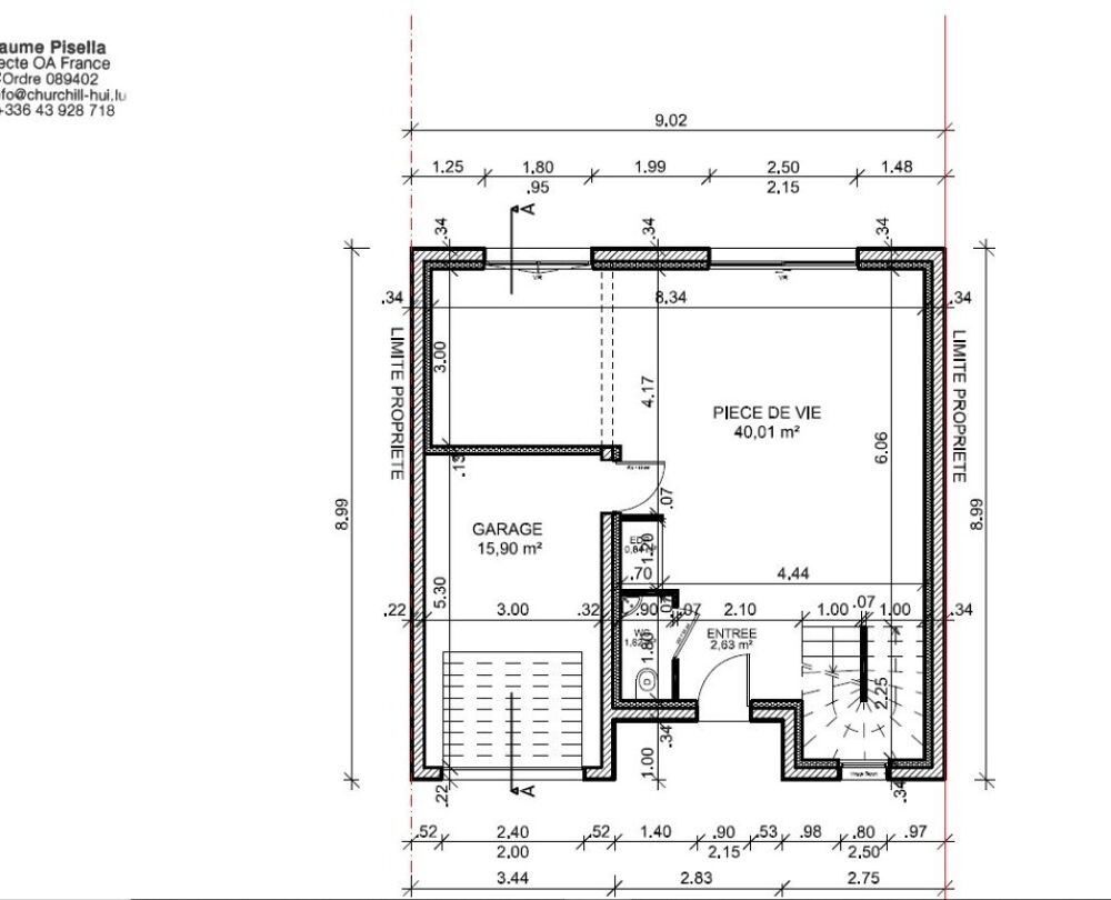 Sainte-Marie-aux-Chênes : maison T5 (104 m²) à vendre<BR....