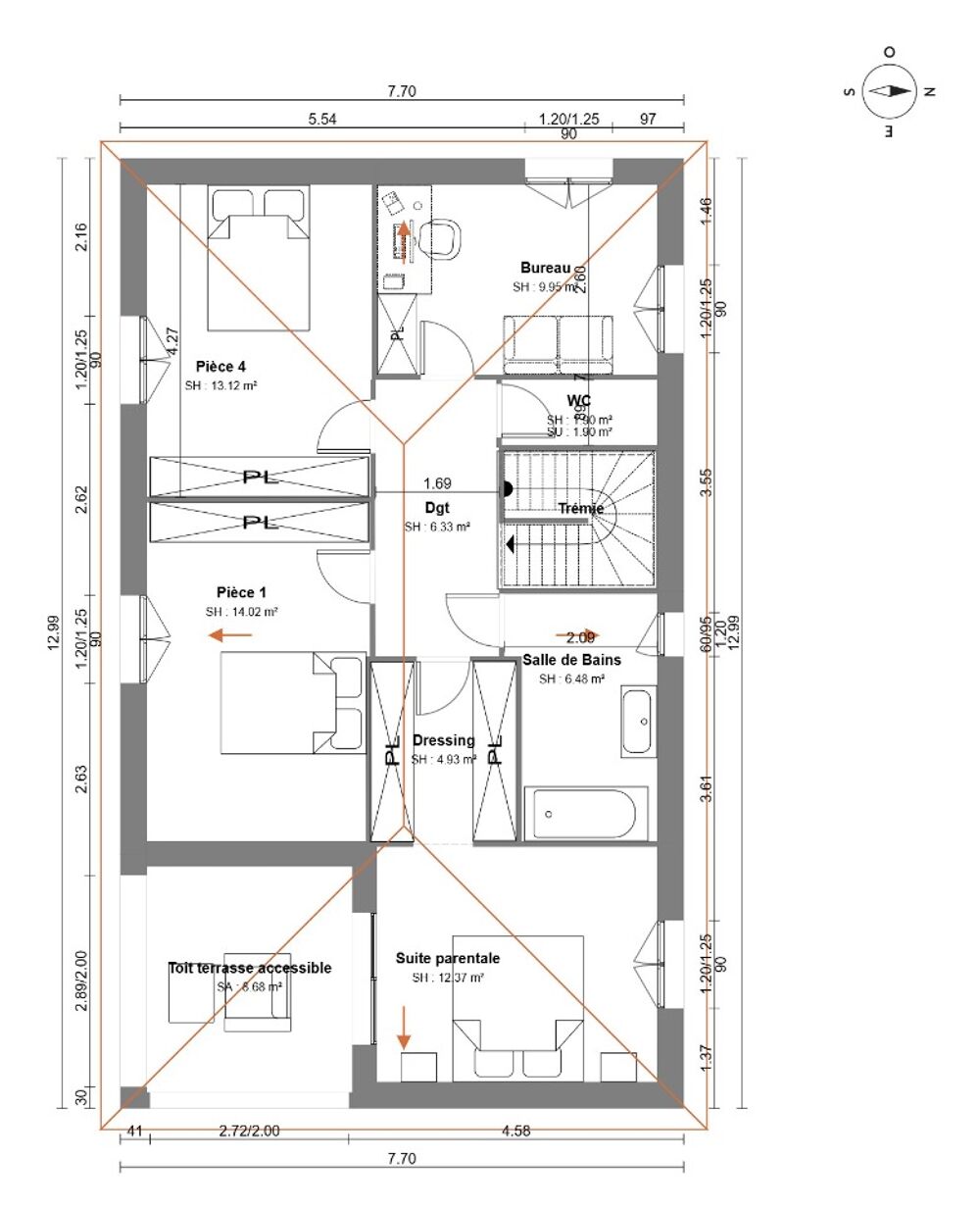 vente Maison - 5 pièce(s) - 140 m² Puyricard (13540)