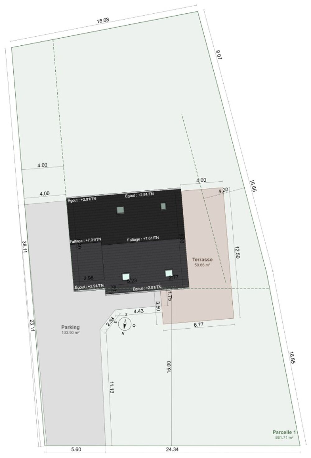 vente Maison - 6 pièce(s) - 91 m² Quittebeuf (27110)