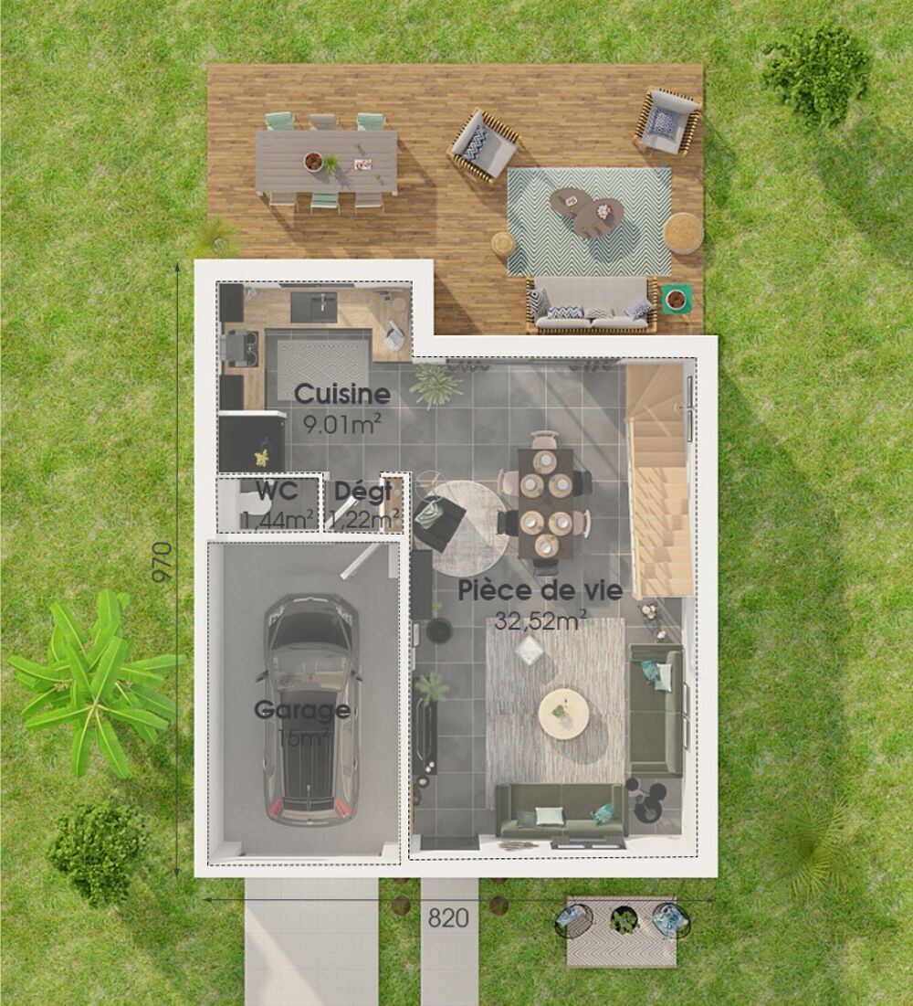 Projet non figé : plans à personnaliser ensemble selon v....