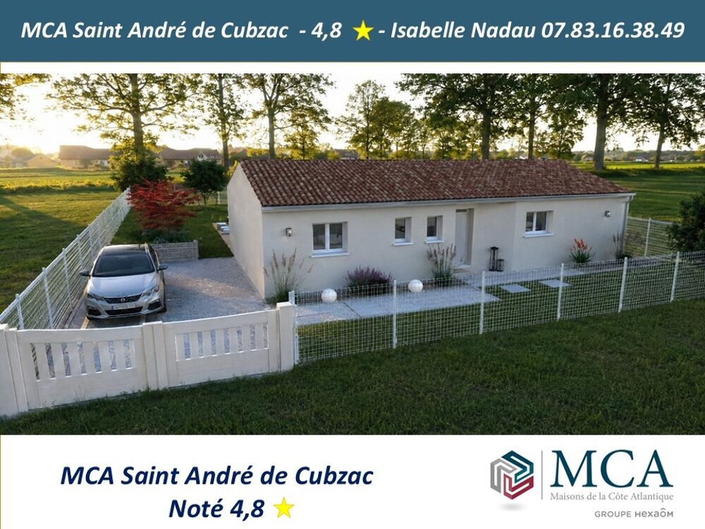 MAISON À CONSTRUIRE DE 65 m² - LA LANDE-DE-FRONSAC <....