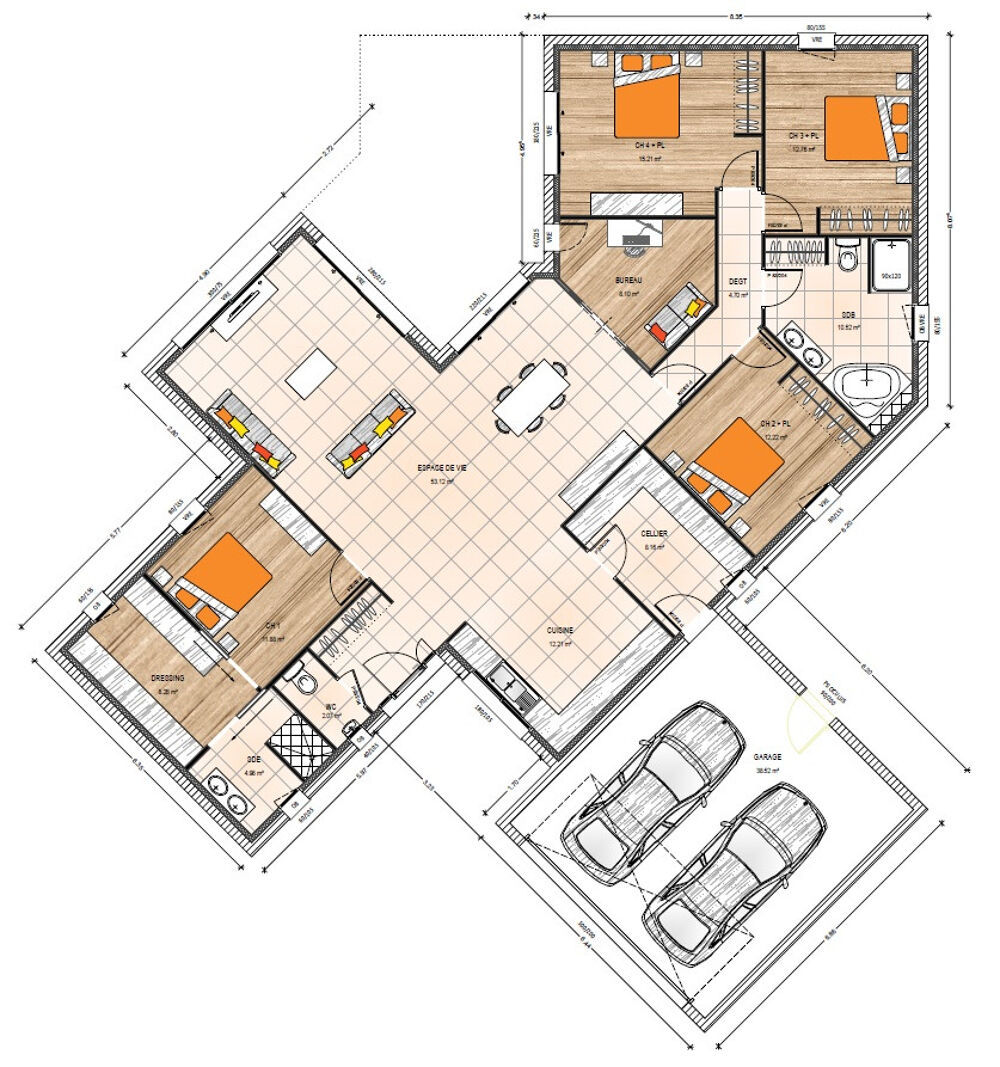 vente Maison - 7 pièce(s) - 160 m² Pouillé-les-Côteaux (44522)