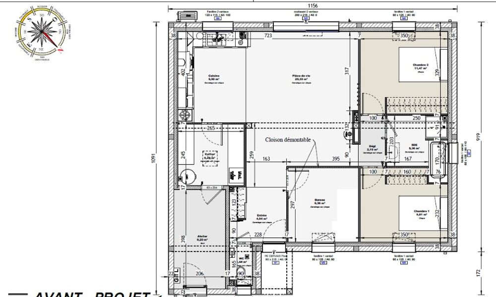 vente Maison - 3 pièce(s) - 75 m² Soulgé-sur-Ouette (53210)