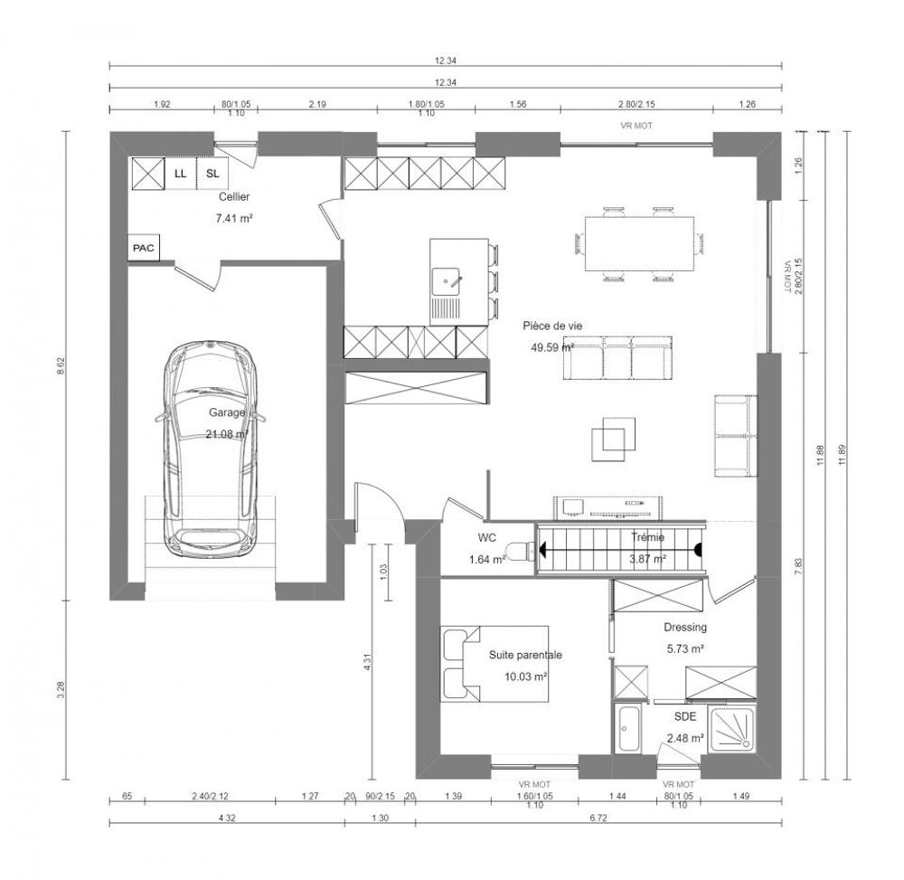 vente Maison - 5 pièce(s) - 130 m² Rumilly-en-Cambrésis (59281)