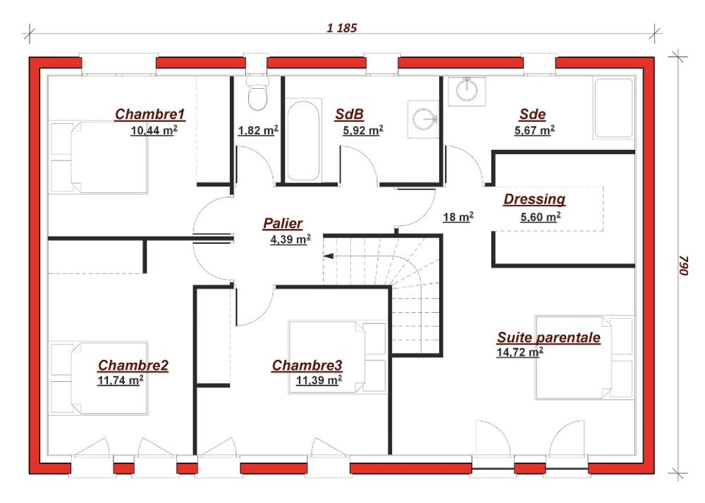 vente Maison - 6 pièce(s) - 150 m² Le Pecq (78230)